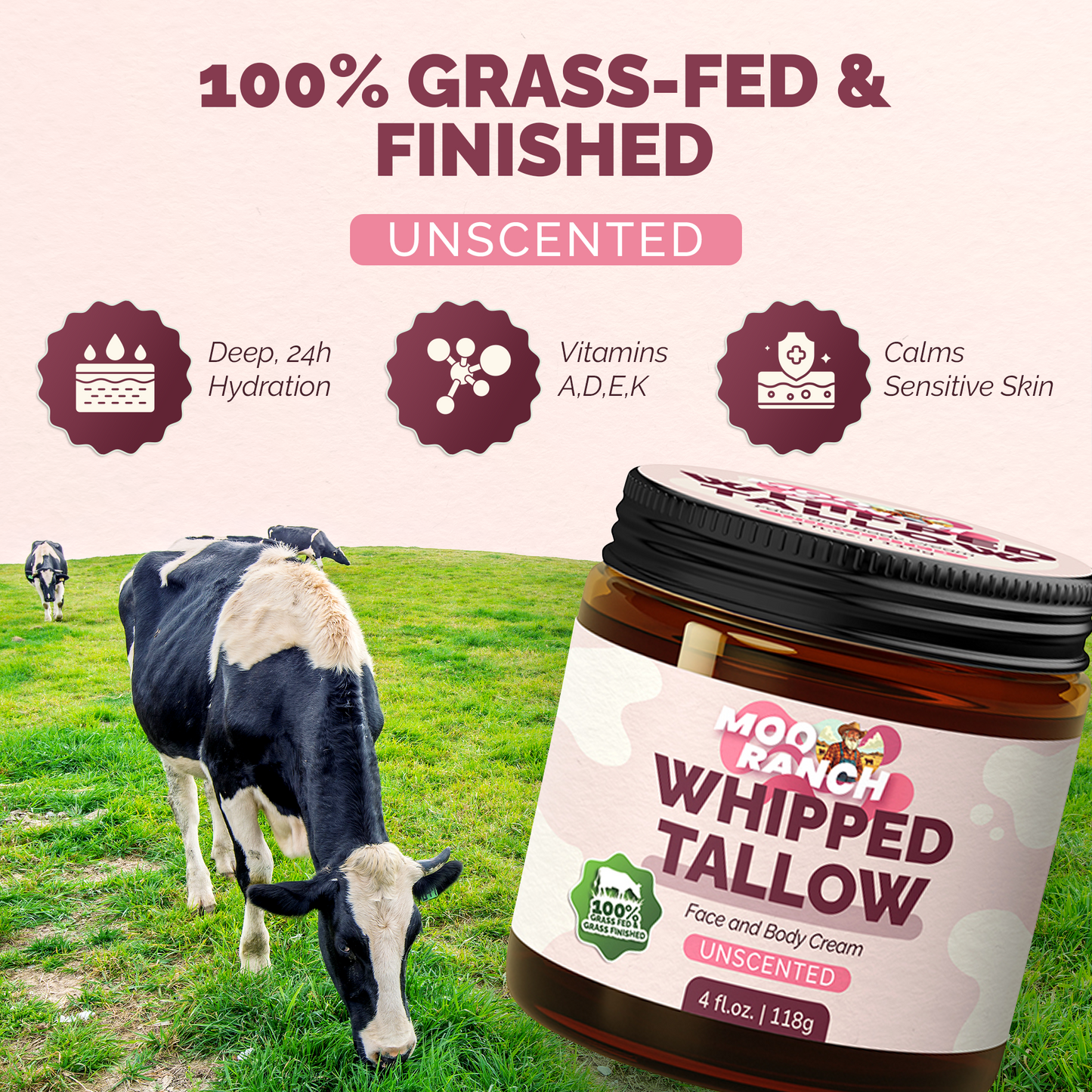 Moo Ranch Whipped Tallow Cream