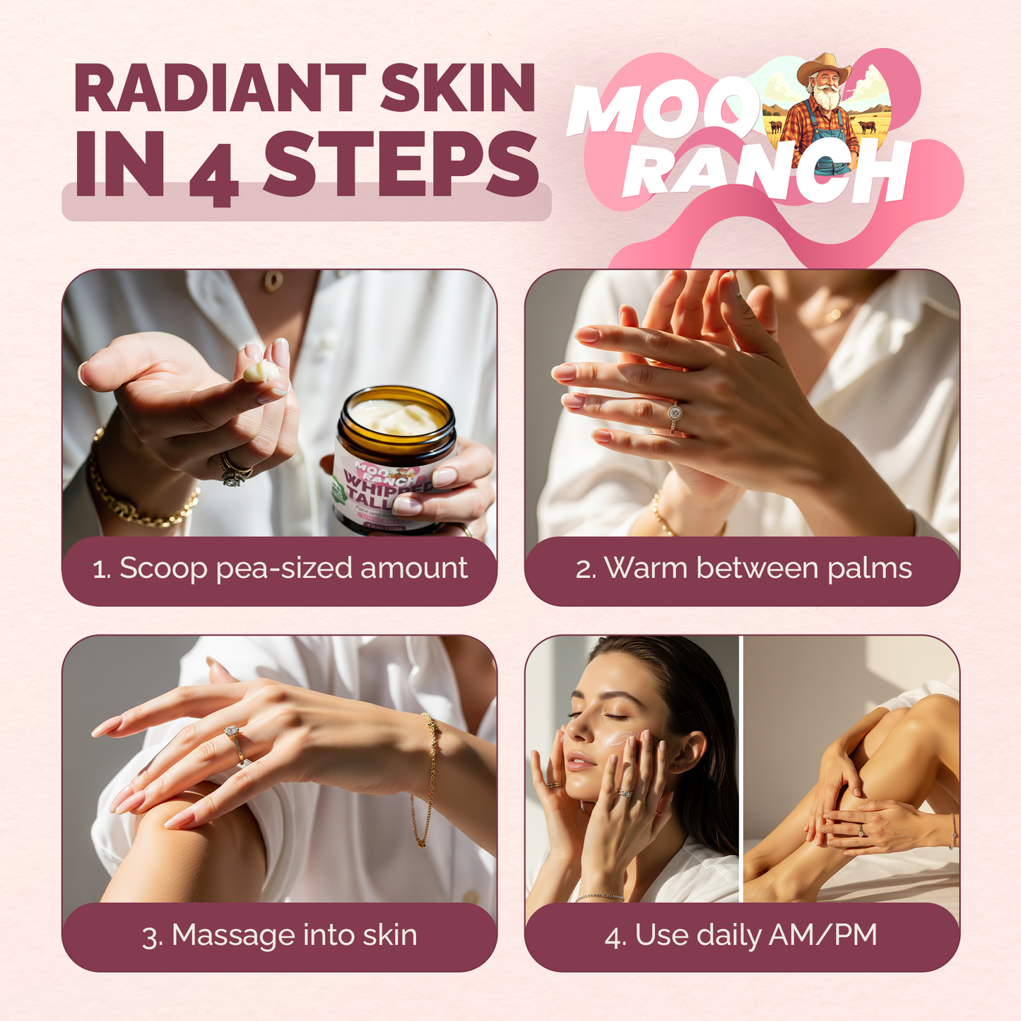 Moo Ranch Whipped Tallow Cream